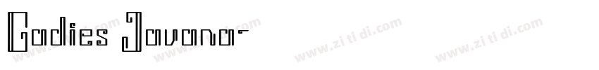 Gadies Javana字体转换